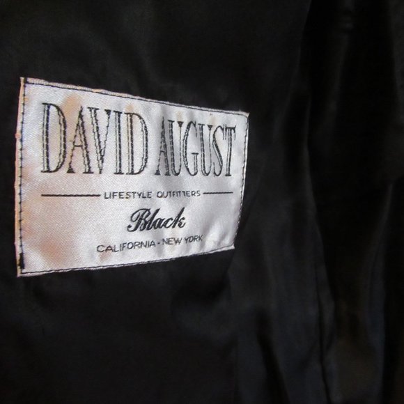 Custom Made David August 3 Button Black Corduroy Sport Coat - Picture 6 of 8
